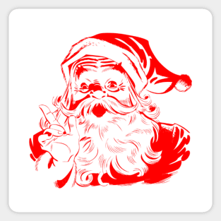 Santa Christmas Apparel Sticker